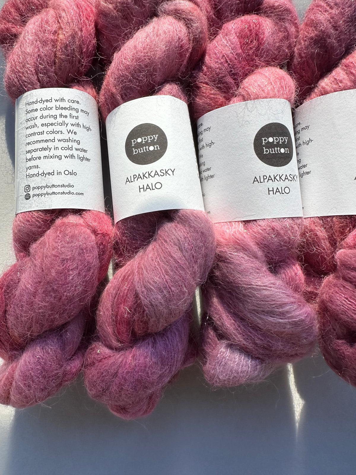 Alpakkasky Halo – Garnet