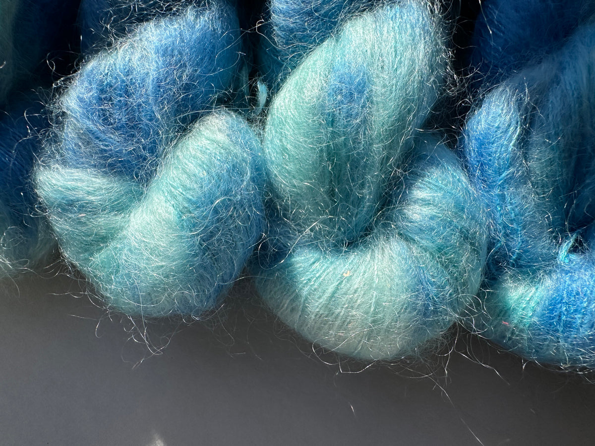 Paljett-Silkemohair – Apatite