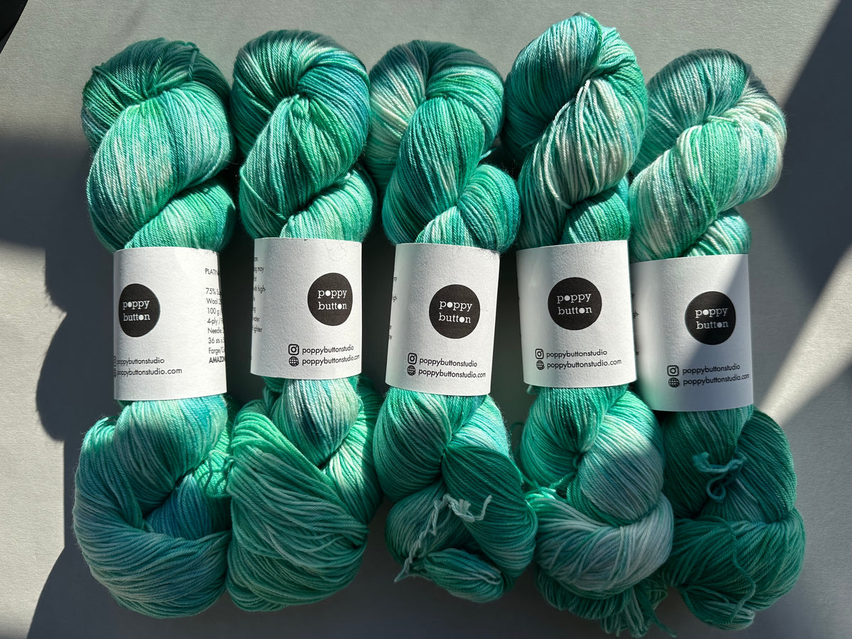 AMAZONITE — Platina Sokk 4ply