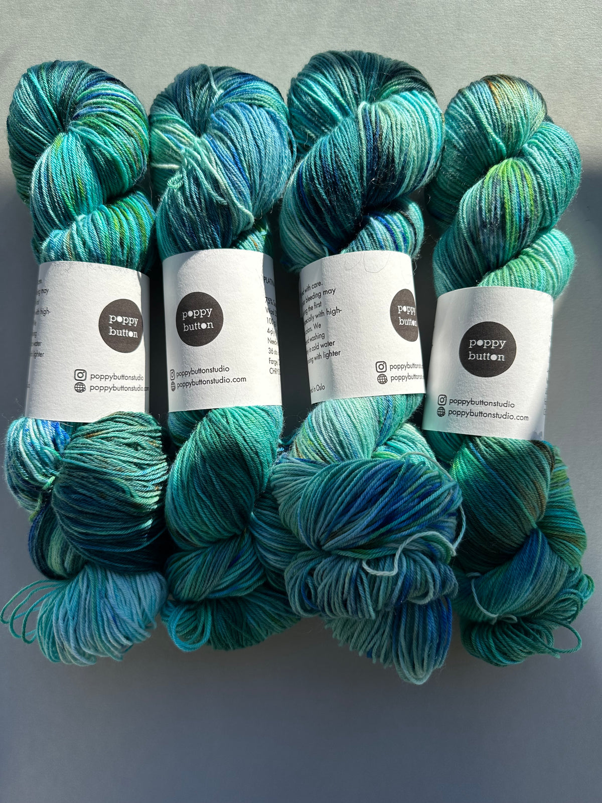 CHRYSOCOLLA — Platina Sokk 4ply
