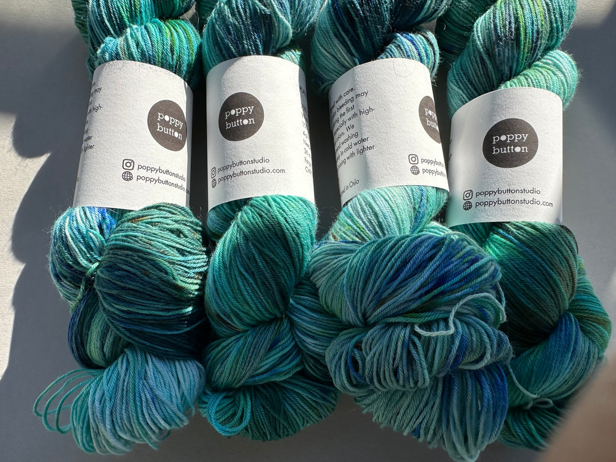 CHRYSOCOLLA — Platina Sokk 4ply
