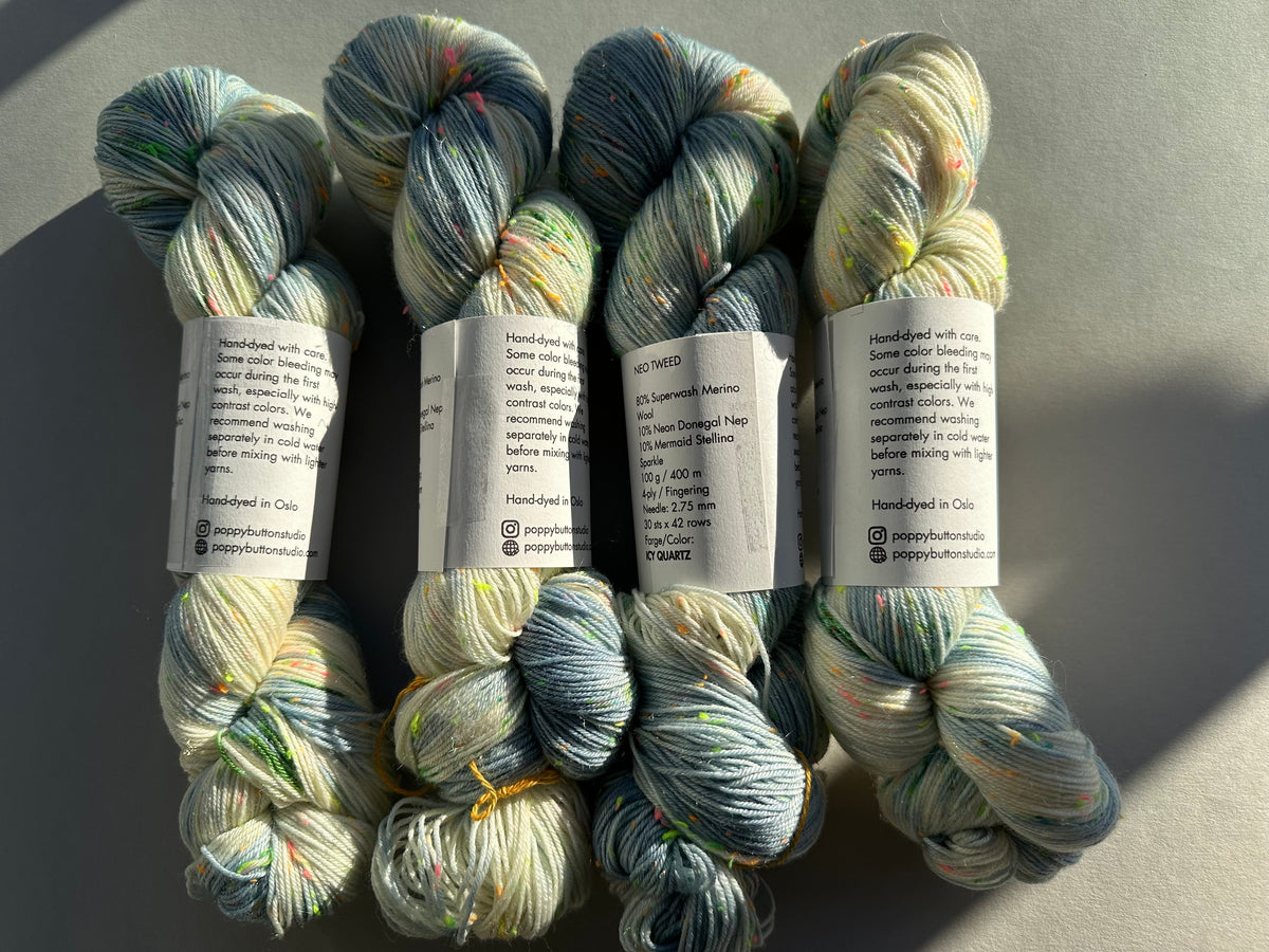 Neo Tweed 4ply – Icy Quartz