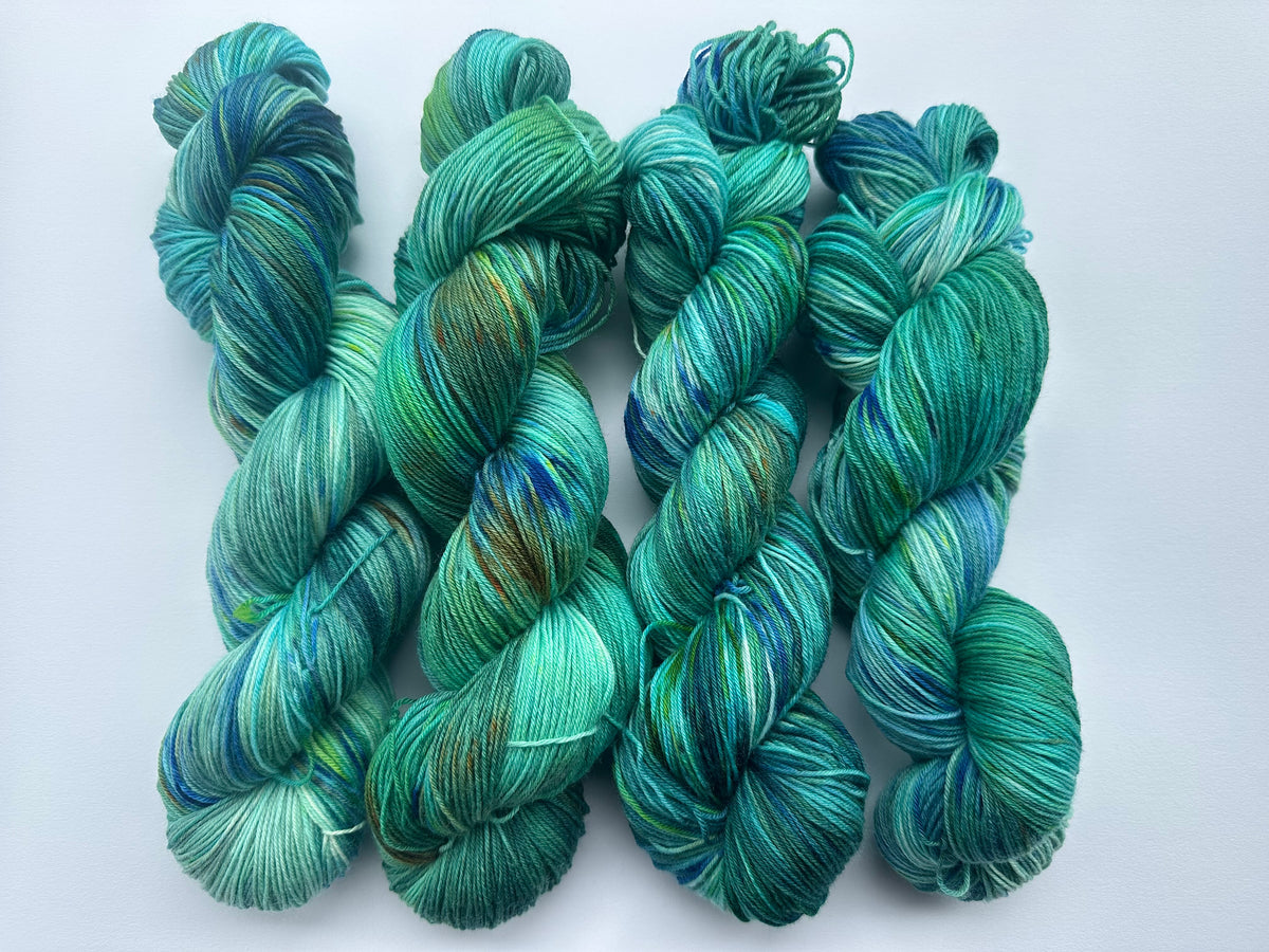 Dyp Havjaspis — Platina Sokk 4ply