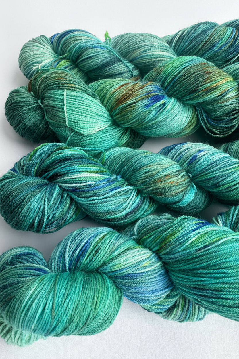Dyp Havjaspis — Platina Sokk 4ply