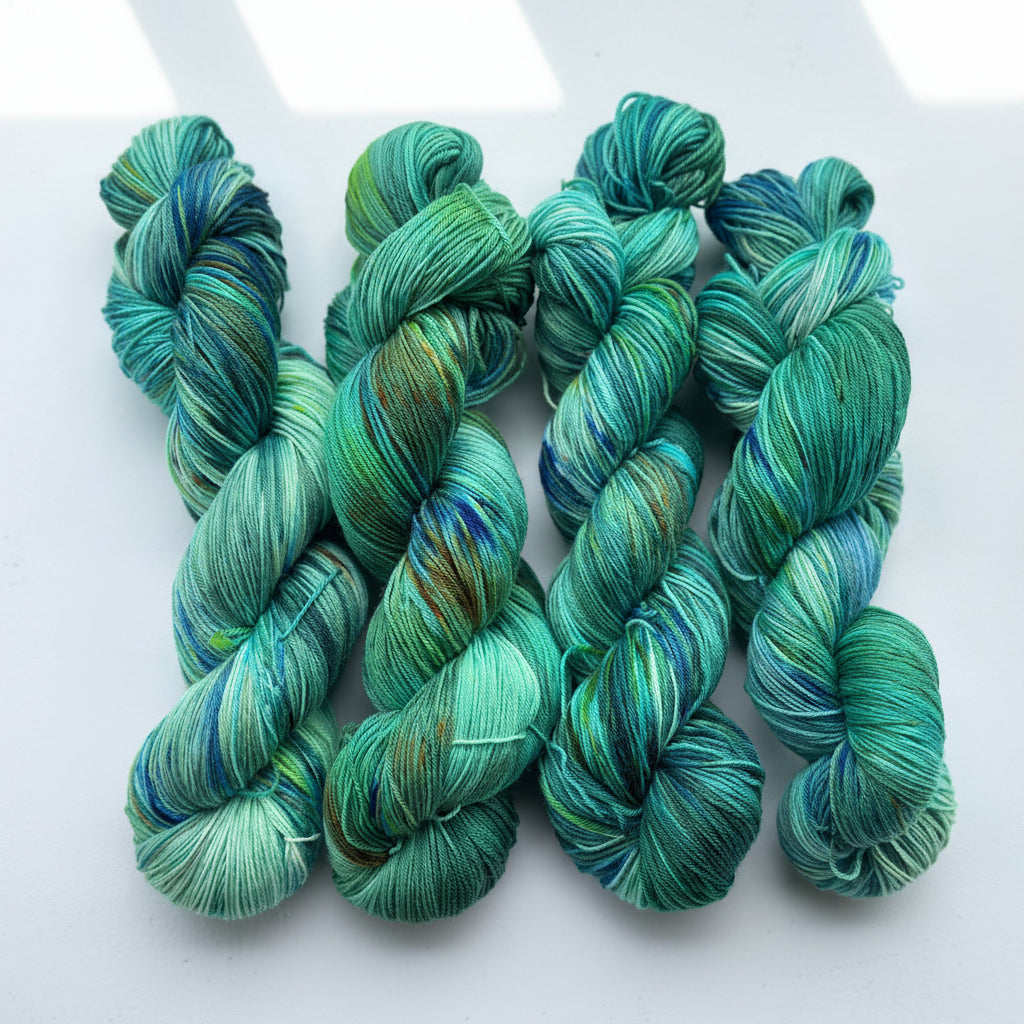 Dyp Havjaspis — Platina Sokk 4ply