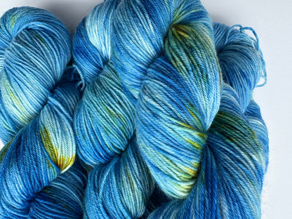 Skiftende Lapiskjerne — Platina Sokk 4ply