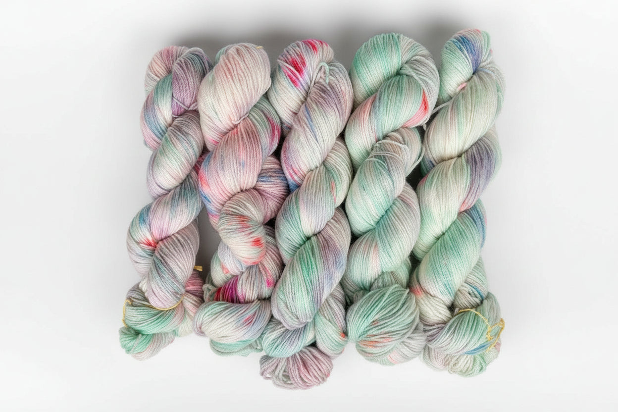 Daybreak Pastel Speckle — Kashmir-Sokk 4ply