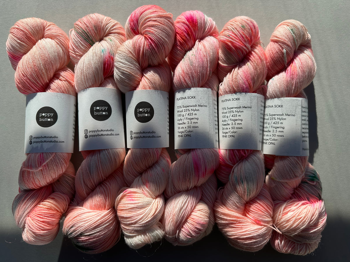 PINK OPAL  — Platina Sokk 4ply
