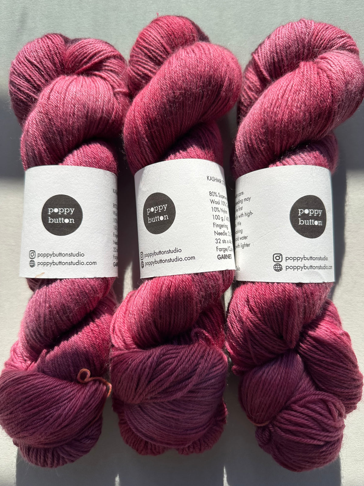 Kashmir Sokk – Garnet