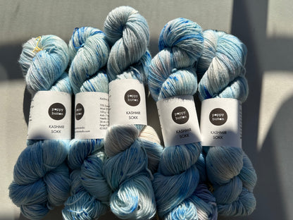 K2 Blue — Kashmir-Sokk 4ply