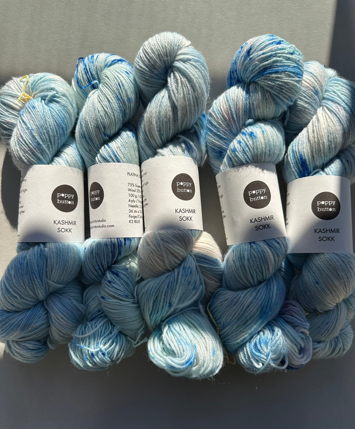 K2 Blue — Kashmir-Sokk 4ply