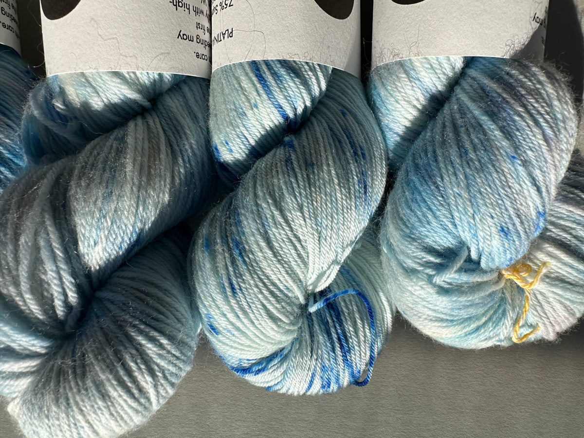 K2 Blue — Kashmir-Sokk 4ply