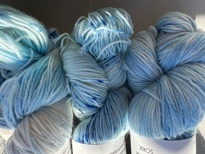 K2 Blue — Kashmir-Sokk 4ply