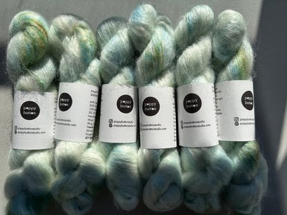 Paljett-Silkemohair – Icy Quartz