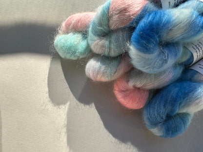 Paljett-Silkemohair – Labradorite