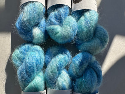 Paljett-Silkemohair – Apatite