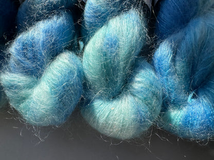 Paljett-Silkemohair – Apatite