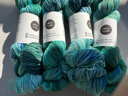 CHRYSOCOLLA — Platina Sokk 4ply
