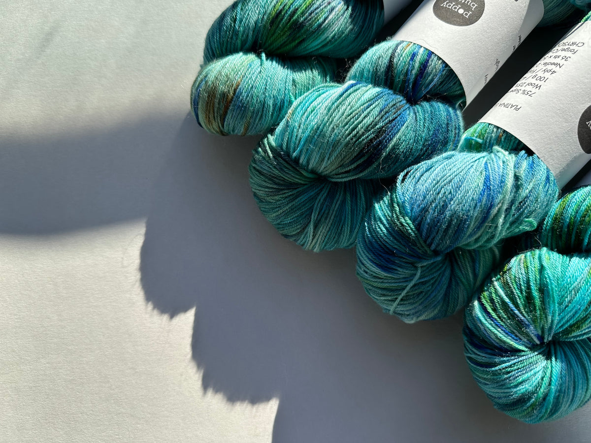 CHRYSOCOLLA — Platina Sokk 4ply