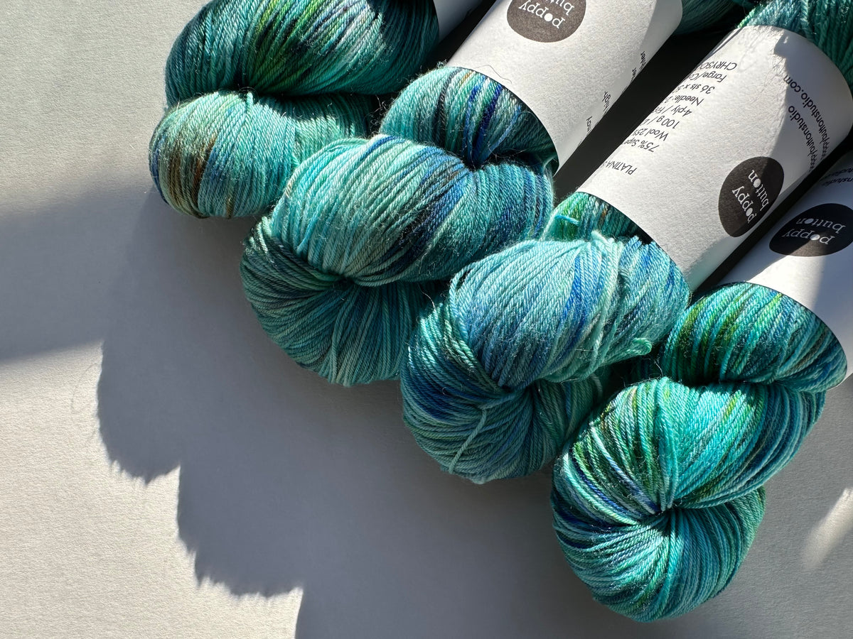 CHRYSOCOLLA — Platina Sokk 4ply