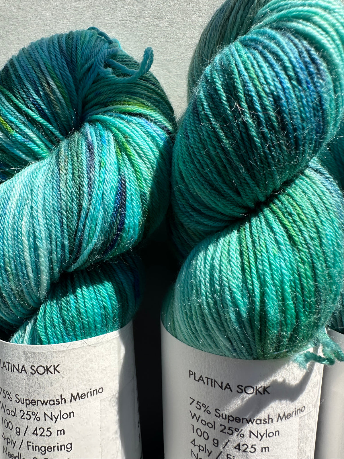 CHRYSOCOLLA — Platina Sokk 4ply