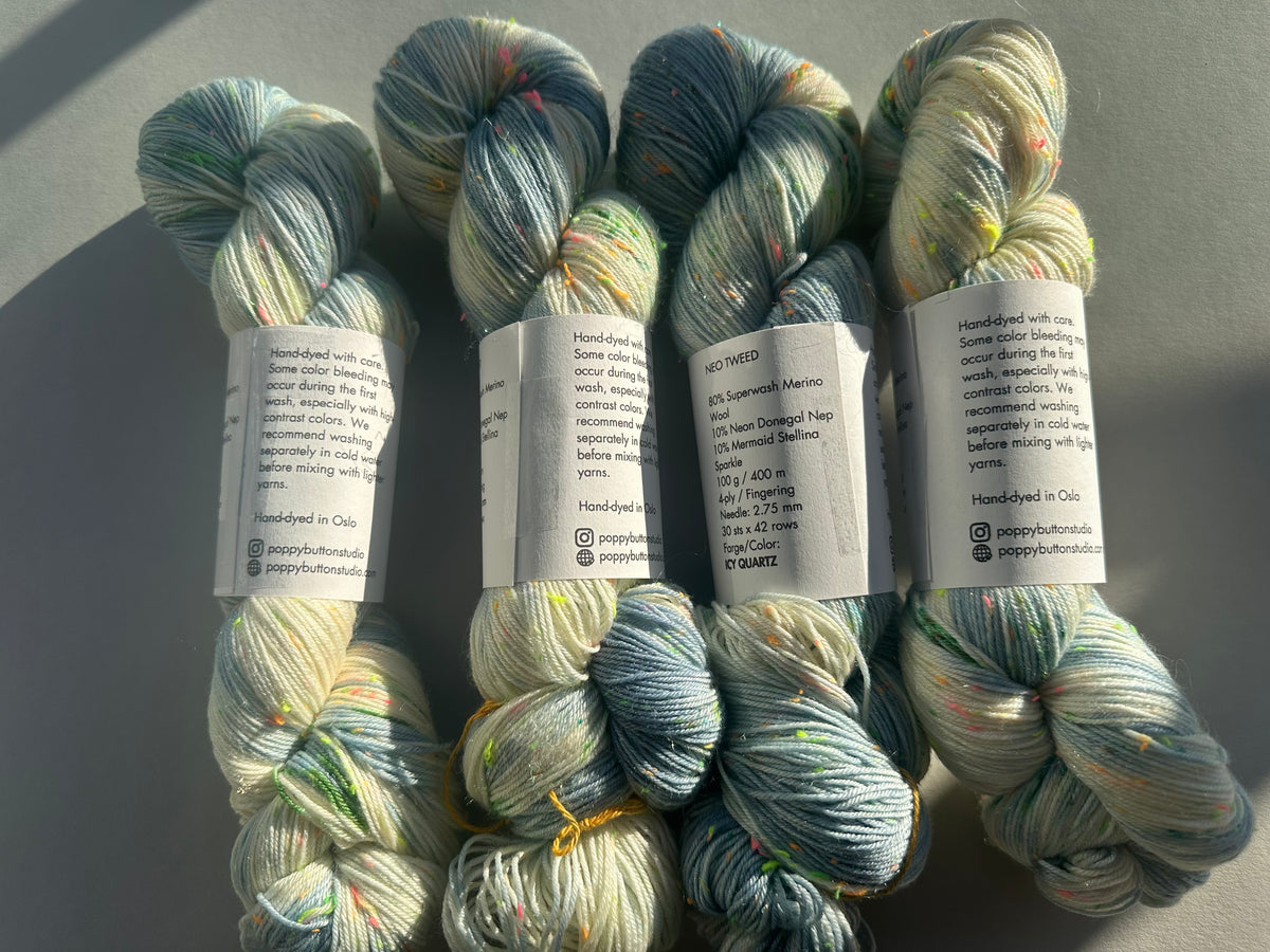 Neo Tweed 4ply – Icy Quartz