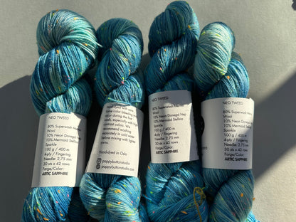 Neo Tweed 4ply – Arctic Sapphire