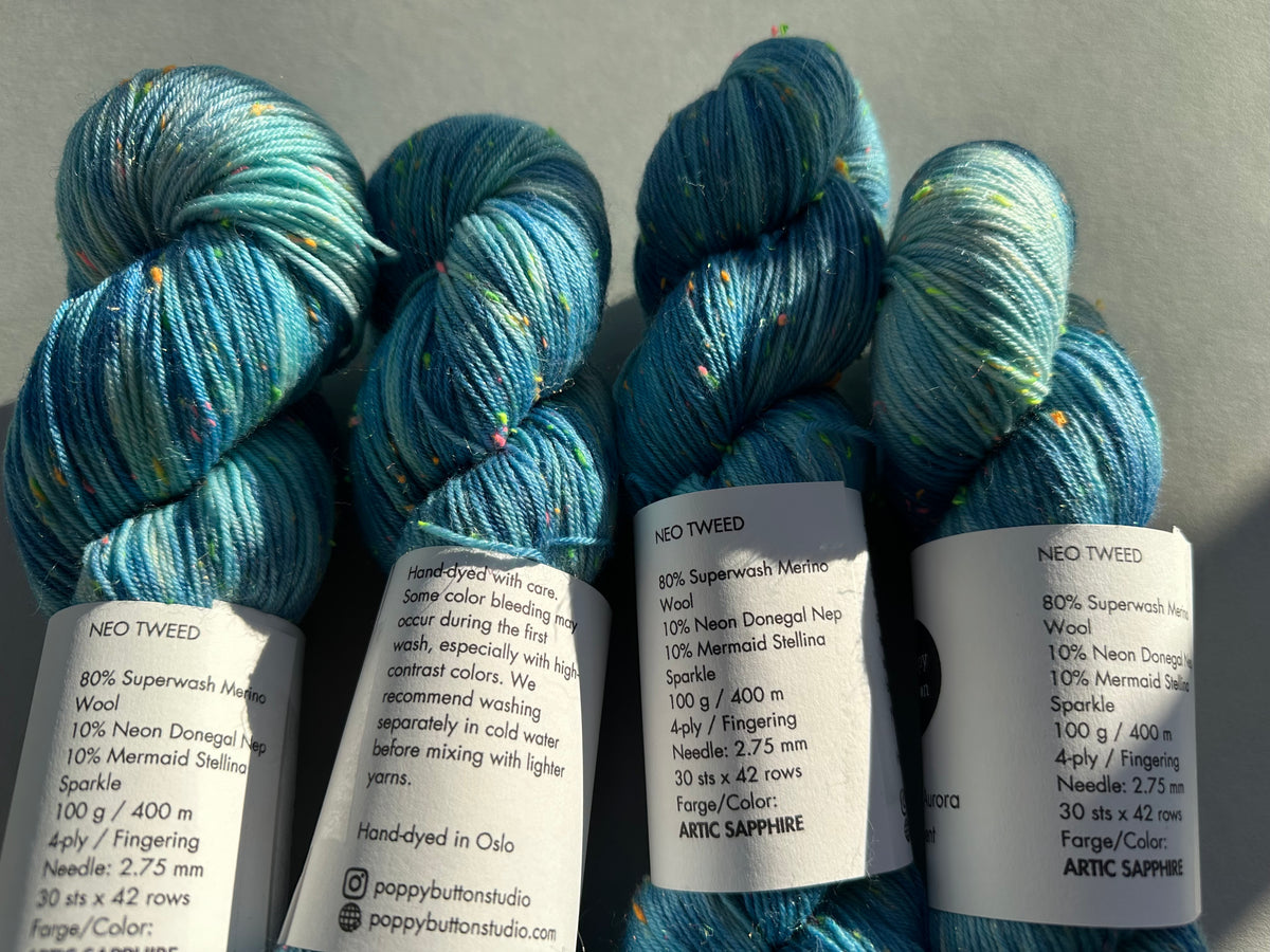 Neo Tweed 4ply – Arctic Sapphire