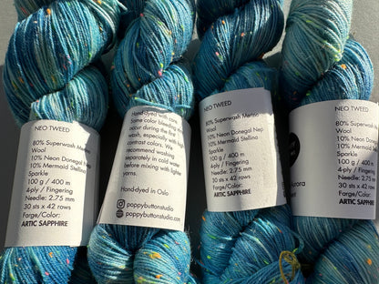 Neo Tweed 4ply – Arctic Sapphire