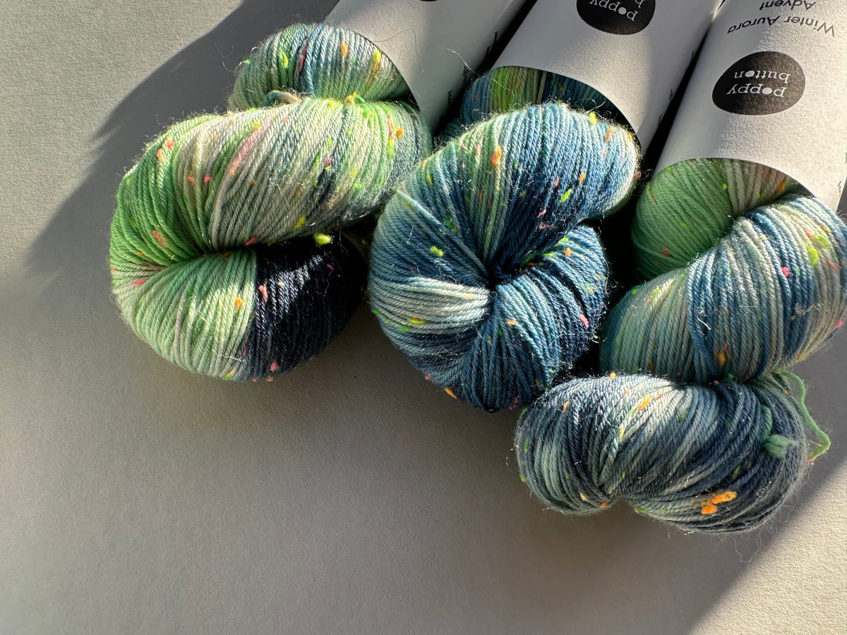 Neo Tweed 4ply – Neon Fluorite