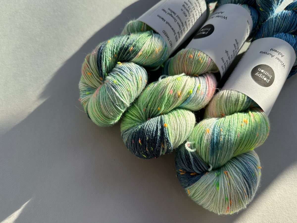 Neo Tweed 4ply – Neon Fluorite